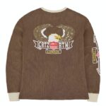 Corteiz Dipnet Waffle Sleeve Sweatshirt – Brown