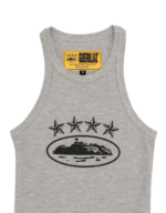 Corteiz 4Starz Alcatraz Women’s Tank Top in grey