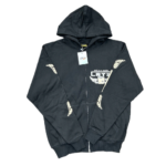 Corteiz Gasolina Black Zip-Up Tracksuit