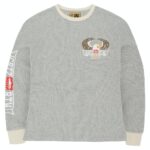 Corteiz Dipset Eagle Waffle Longsleeve Grey Sweatshirt