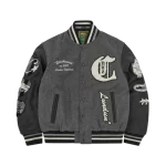 Corteiz US vs Dem Varsity Jacket Grey