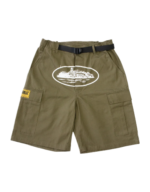 Corteiz Alcatraz Cargos in Khaki Green