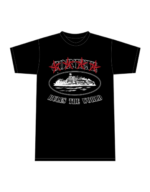 Corteiz 4Starz Alcatraz Black T-Shirt