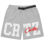 Corteiz CRTZ Nylon Shorts in Grey