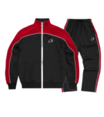 Corteiz Shotta Black/Red Tracksuit