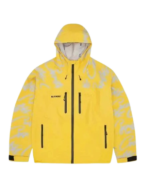 Corteiz Elitework Waterproof Shell Jacket in Yellow